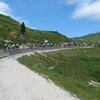 Das Sellajoch ist zum Greifen nah. Einen Zwischenstopp haben wir auch bitter n&ouml;tig. Foto: BS, &copy; Peer