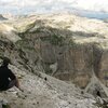 Una vista panoramica a 360 gradi veramente impressionante sulle Dolomiti &egrave; una delle ragioni per la quale il Sassongher &egrave; talmente frequentato. Foto: BS, &copy; Peer