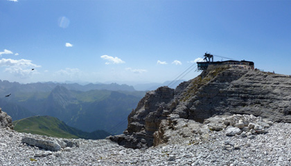 Sella Rundblick am Sas Pordoi