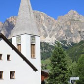 Alta Badia Corvara Dolomiten Sas Ciampac Kirche