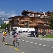 radfahrer in st kassian san cassiano