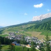 RS san cassiano st kassian von kabinenbahn piz sorega aus