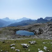 sella bergsee blick richtung cortina und alleghe