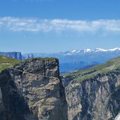 blick ueber langental und stevia richtung schlern gantkofel maddalene