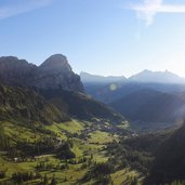 sonnenaufgang colfosco von Via Ferrata Pisciadu