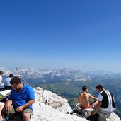 gipfelblick piz boe richtung fanes cunturines