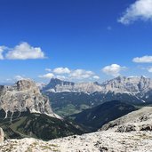 Via Ferrata Pisciadu aussicht alta badia