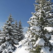 Skigebiet Alta Badia Winterlandschaft