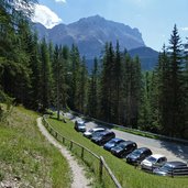 parkplatz beginn waldweg