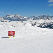 Skigebiet Sellaronda Sellarunde Arabba Passo Pordoi