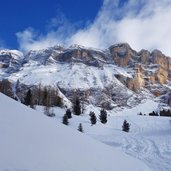 fanes heiligkreuzkofel winter licht und schatten