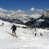 Skigebiet Sellaronda Sellarunde Groeden