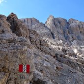 weg unter piasciadu spitze