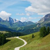 RS piz la ila blick richtung campolongo pass