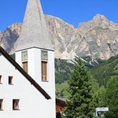 RS Alta Badia Corvara Dolomiten Sas Ciampac Kirche