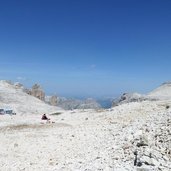 RS rifugio boe boe huette mit pisciadu spitze dent de mesdi