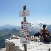 RS piz boe gipfel blick auf marmolata