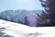 RS blick auf sella im winter