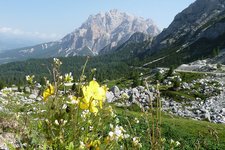 RS valparola pass blick auf conturines