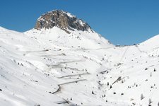 RS Skigebiet Sellaronda Sellarunde Passo Pordoi