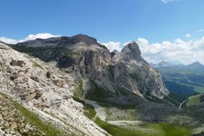 RS sassongher edelweisstal nach colfosco von ciampatschscharte