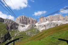 RS sass pordoi da stazione funivia a valle