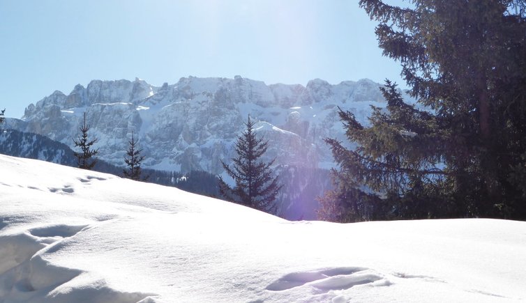 RS blick auf sella im winter