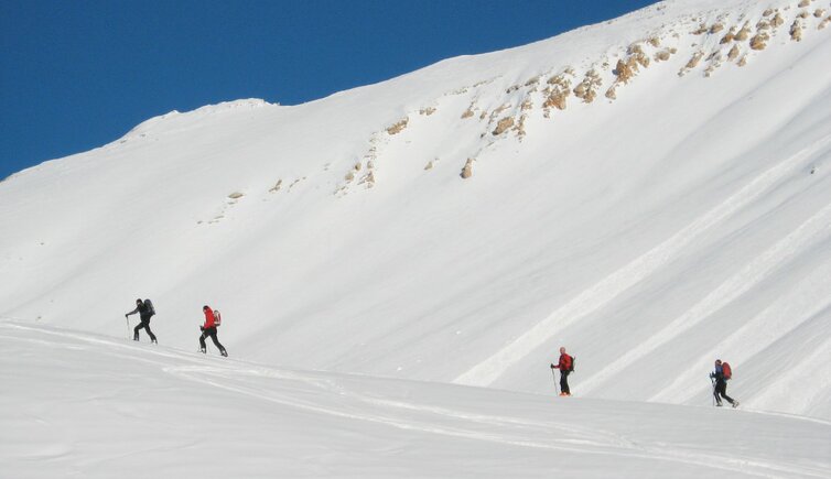 RS Skitour Neunerspitze Aufstieg