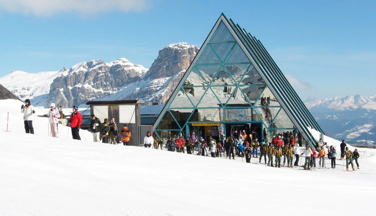 RS Skigebiet Sellaronda Sellarunde Bergstation Piz Boe